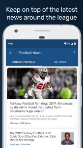 اسکرین شات 8 برنامه Draft Punk - Fantasy Football