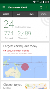 اسکرین شات برنامه Earthquake Alert! 4
