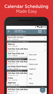 اسکرین شات برنامه Calendar+ Schedule Planner App 3