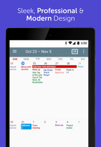اسکرین شات برنامه Calendar+ Schedule Planner App 6