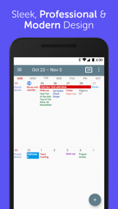 اسکرین شات برنامه Calendar+ Schedule Planner App 5