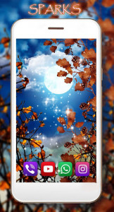 اسکرین شات برنامه Autumn Moon live wallpaper 4