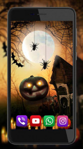 اسکرین شات برنامه Halloween Horror live wallpaper 5