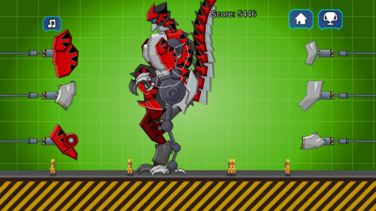 اسکرین شات بازی Red T-Rex Robot Dinosaur 4