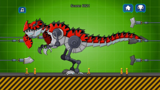 اسکرین شات بازی Red T-Rex Robot Dinosaur 2