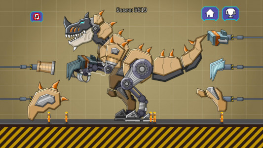 اسکرین شات بازی Desert T-Rex Robot Dino Army 1