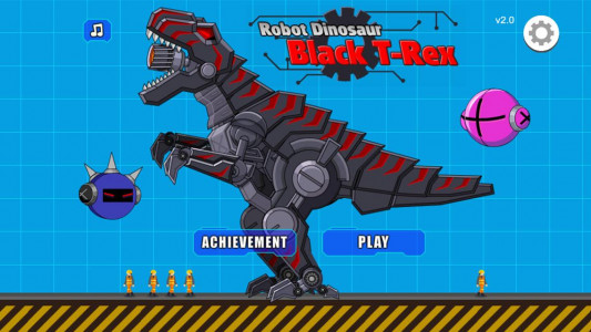 اسکرین شات بازی Robot Dinosaur Black T-Rex 1