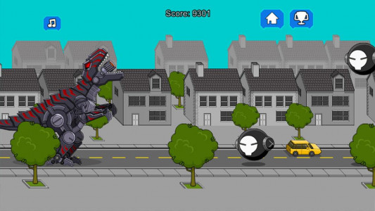 اسکرین شات بازی Robot Dinosaur Black T-Rex 3