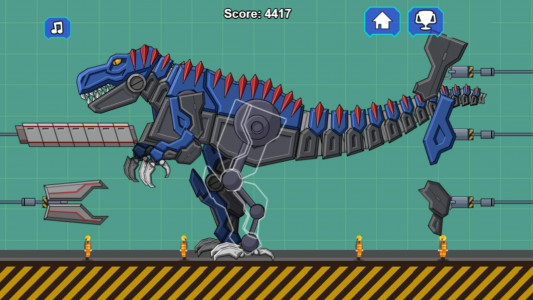 اسکرین شات بازی Robot Dino T-Rex Attack 2