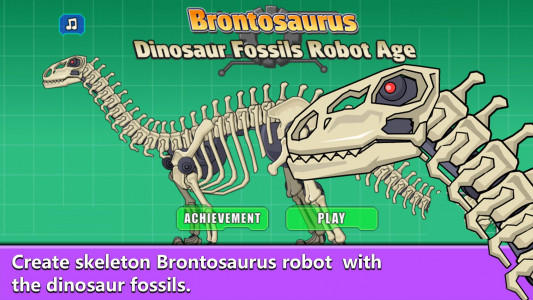 اسکرین شات بازی Brontosaur Dino Fossils Robot 2