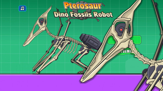 اسکرین شات بازی Pterosaur Dino Fossils Robot 1