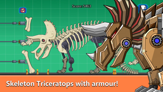 اسکرین شات بازی Triceratops Dino Fossil Robot 2