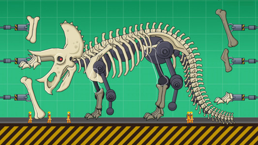 اسکرین شات بازی Triceratops Dino Fossil Robot 4