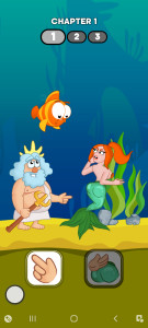 اسکرین شات بازی Neptune vs Mermaid: Fish Prank 1