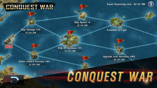 اسکرین شات بازی WARSHIP BATTLE:3D World War II 4