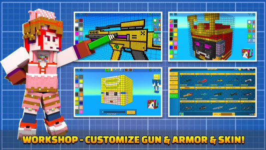 اسکرین شات 7 بازی Cops N Robbers:Pixel Craft Gun