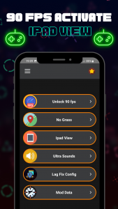 اسکرین شات برنامه 90 fps with iPad View BGMI 2