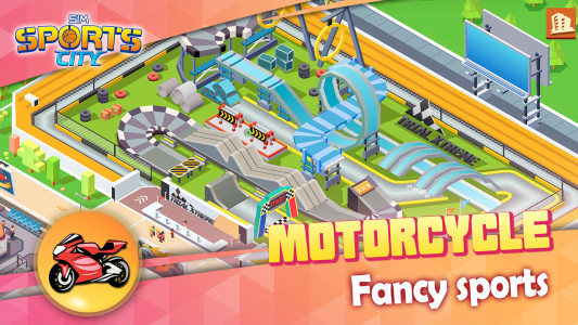 اسکرین شات بازی Sim Sports City - Tycoon Game 1