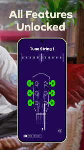 اسکرین شات 3 برنامه Guitar Tuner - Simply Tune
