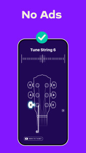 اسکرین شات 4 برنامه Guitar Tuner - Simply Tune