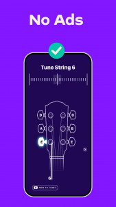 اسکرین شات برنامه Guitar Tuner - Simply Tune 4