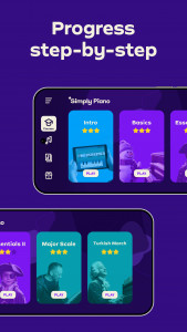 اسکرین شات 3 برنامه Simply Piano: Learn Piano Fast