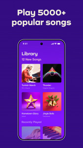 اسکرین شات 2 برنامه Simply Piano: Learn Piano Fast