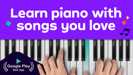 اسکرین شات 1 برنامه Simply Piano: Learn Piano Fast