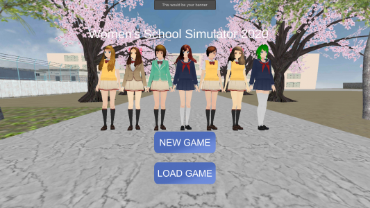 اسکرین شات بازی Women's School Simulator 2020 1