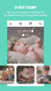 اسکرین شات برنامه Babygram - Camera app for mommies and babies 4