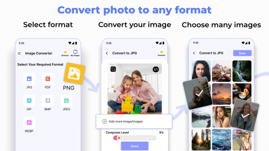 اسکرین شات برنامه Image Converter - PDF/JPG/PNG 1