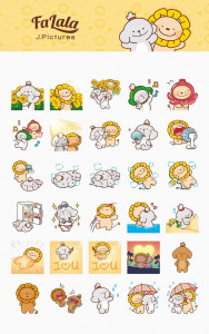 اسکرین شات برنامه FaLala Stickers for WhatsApp 7
