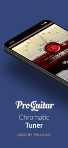 اسکرین شات برنامه Pro Guitar Tuner 1