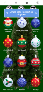 اسکرین شات 6 برنامه Christmas Ringtones