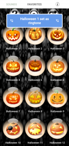 اسکرین شات برنامه Scary Halloween Ringtones 6