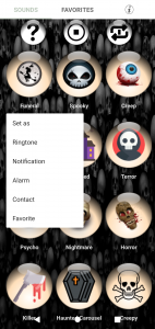 اسکرین شات برنامه Scary Halloween Ringtones 5
