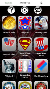 اسکرین شات 2 برنامه Patriotic American Ringtones