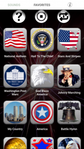 اسکرین شات 1 برنامه Patriotic American Ringtones