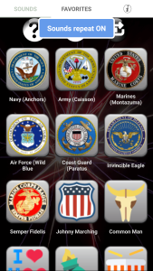 اسکرین شات 3 برنامه Patriotic American Ringtones
