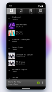 اسکرین شات برنامه Music Player 8