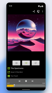 اسکرین شات برنامه Music Player 7