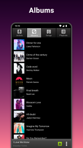 اسکرین شات برنامه Music Player 3
