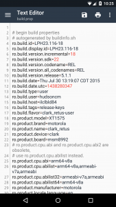 اسکرین شات برنامه BuildProp Editor 2