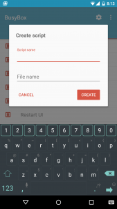 اسکرین شات برنامه BusyBox for Android 3