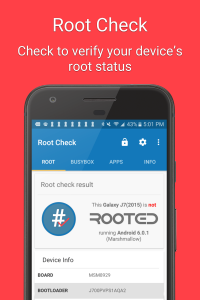 اسکرین شات برنامه Root Check 1