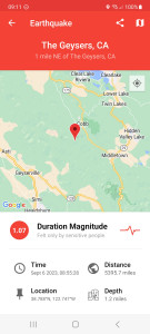 اسکرین شات برنامه My Earthquake Alerts - Map 1