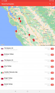 اسکرین شات برنامه My Earthquake Alerts - Map 2
