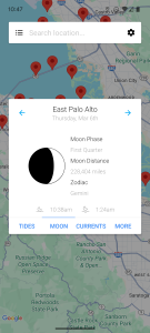 اسکرین شات 2 برنامه My Tide Times - Tables & Chart