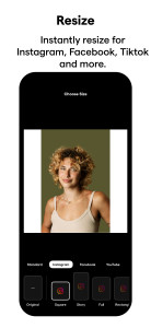 اسکرین شات 6 برنامه InstaSize: AI Photo Editor