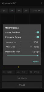 اسکرین شات برنامه Metronome M1 6